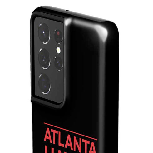NBA Atlanta Hawks Standard - Black Galaxy S21 Ultra 5G Pro Case