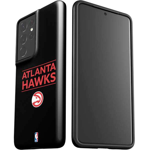 NBA Atlanta Hawks Standard - Black Galaxy S21 Ultra 5G Pro Case