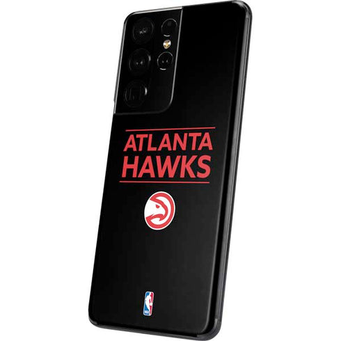 NBA Atlanta Hawks Standard - Black Galaxy S21 Ultra 5G Skin