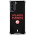 NBA Atlanta Hawks Standard - Black Galaxy S22 Clear Case