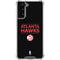 NBA Atlanta Hawks Standard - Black Galaxy S22 Plus Clear Case