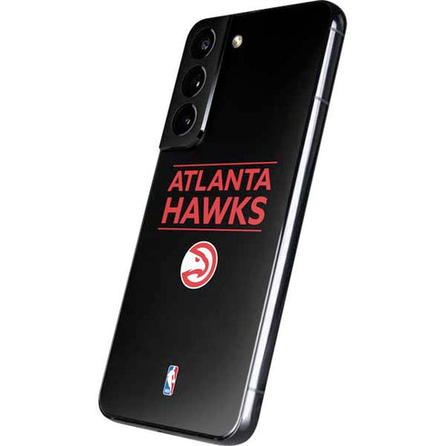 NBA Atlanta Hawks Standard - Black Galaxy S22 Skin