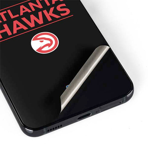 NBA Atlanta Hawks Standard - Black Galaxy S22 Skin