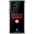 NBA Atlanta Hawks Standard - Black Galaxy S22 Ultra Clear Case