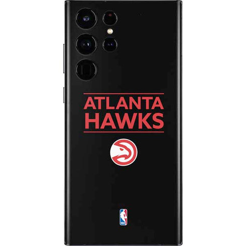 NBA Atlanta Hawks Standard - Black Galaxy S22 Ultra Skin