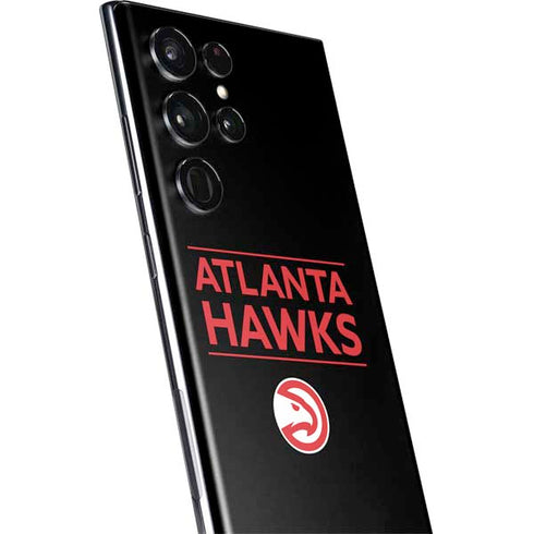 NBA Atlanta Hawks Standard - Black Galaxy S22 Ultra Skin