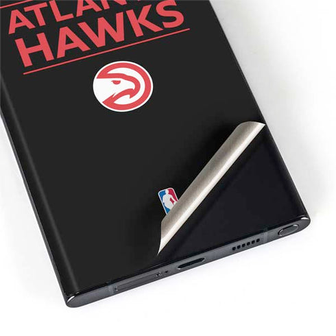 NBA Atlanta Hawks Standard - Black Galaxy S22 Ultra Skin