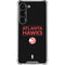 NBA Atlanta Hawks Standard - Black Galaxy S23 Clear Case