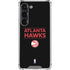 NBA Atlanta Hawks Standard - Black Galaxy S23 Clear Case