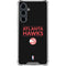 NBA Atlanta Hawks Standard - Black Galaxy S23 FE Clear Case