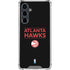 NBA Atlanta Hawks Standard - Black Galaxy S23 FE Clear Case