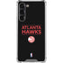 NBA Atlanta Hawks Standard - Black Galaxy S23 Plus Clear Case