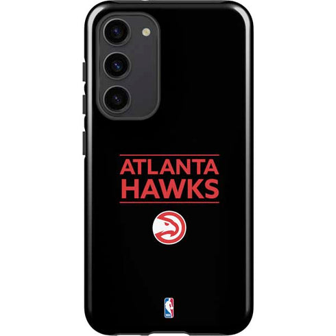 NBA Atlanta Hawks Standard - Black Galaxy S23 Plus Pro Case