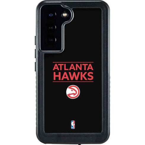 NBA Atlanta Hawks Standard - Black Galaxy S23 Plus Waterproof Case