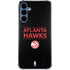 NBA Atlanta Hawks Standard - Black Galaxy S24 Clear Case