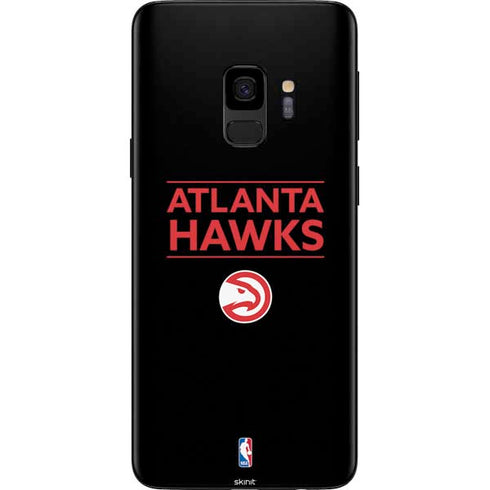 NBA Atlanta Hawks Standard - Black Galaxy S9 Skin