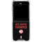 NBA Atlanta Hawks Standard - Black Galaxy Z Flip5 5G Clear Case