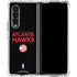 NBA Atlanta Hawks Standard - Black Galaxy Z Fold4 5G Clear Case