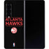 NBA Atlanta Hawks Standard - Black Galaxy Z Fold4 5G Skin