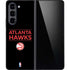 NBA Atlanta Hawks Standard - Black Galaxy Z Fold5 5G Skin