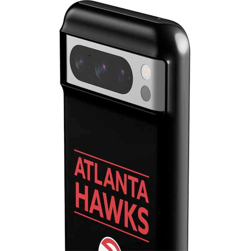 NBA Atlanta Hawks Standard - Black Google Pixel 8 Pro Impact Case