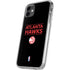 NBA Atlanta Hawks Standard - Black iPhone 11 Clear Case
