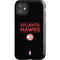 NBA Atlanta Hawks Standard - Black iPhone 11 Impact Case