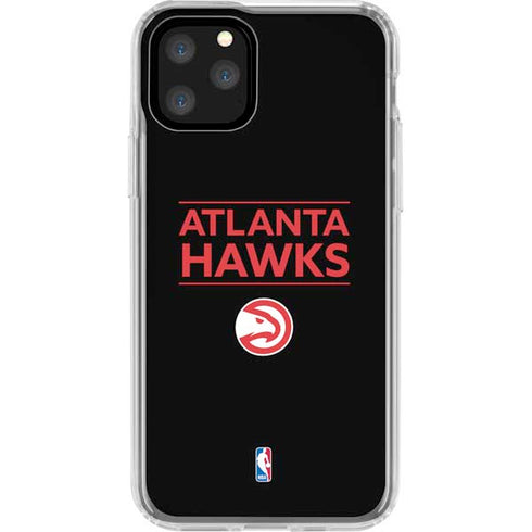 NBA Atlanta Hawks Standard - Black iPhone 11 Pro Clear Case