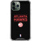 NBA Atlanta Hawks Standard - Black iPhone 11 Pro Max Clear Case