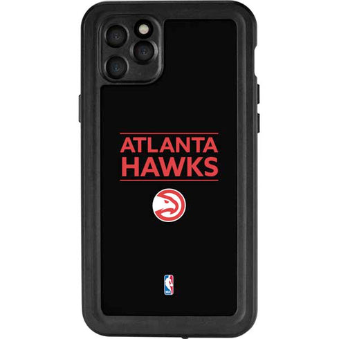 NBA Atlanta Hawks Standard - Black iPhone 11 Pro Max Waterproof Case