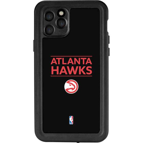 NBA Atlanta Hawks Standard - Black iPhone 11 Pro Waterproof Case
