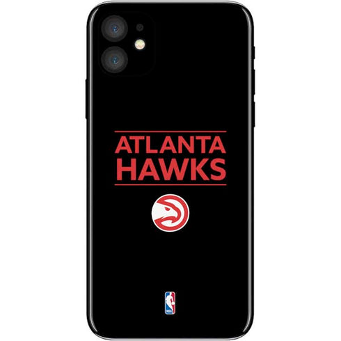 NBA Atlanta Hawks Standard - Black iPhone 11 Skin