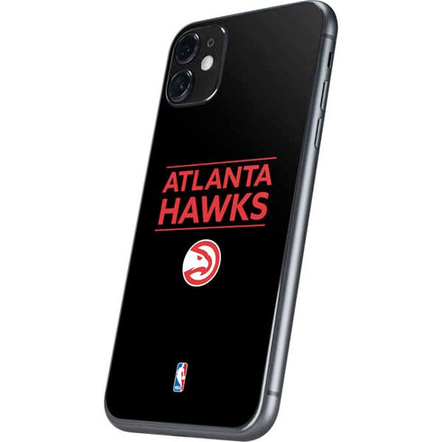 NBA Atlanta Hawks Standard - Black iPhone 11 Skin