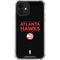 NBA Atlanta Hawks Standard - Black iPhone 12 Clear Case