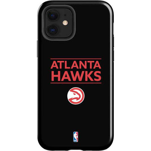 NBA Atlanta Hawks Standard - Black iPhone 12 Impact Case