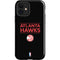 NBA Atlanta Hawks Standard - Black iPhone 12 Impact Case