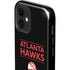 NBA Atlanta Hawks Standard - Black iPhone 12 Mini Impact Case