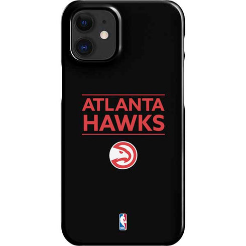 NBA Atlanta Hawks Standard - Black iPhone 12 Mini Lite Case