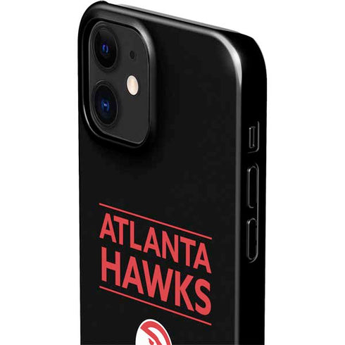 NBA Atlanta Hawks Standard - Black iPhone 12 Mini Lite Case
