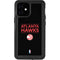 NBA Atlanta Hawks Standard - Black iPhone 12 Mini Waterproof Case