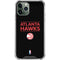 NBA Atlanta Hawks Standard - Black iPhone 12 Pro Max Clear Case