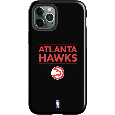 NBA Atlanta Hawks Standard - Black iPhone 12 Pro Max Impact Case