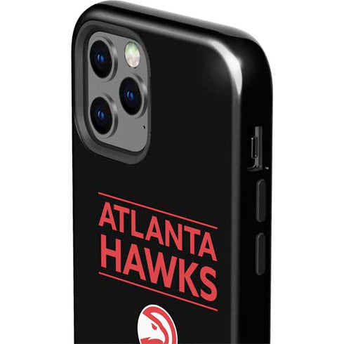 NBA Atlanta Hawks Standard - Black iPhone 12 Pro Max Impact Case