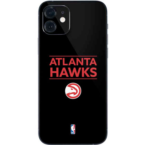 NBA Atlanta Hawks Standard - Black iPhone 12 Skin
