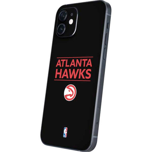 NBA Atlanta Hawks Standard - Black iPhone 12 Skin