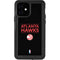 NBA Atlanta Hawks Standard - Black iPhone 12 Waterproof Case