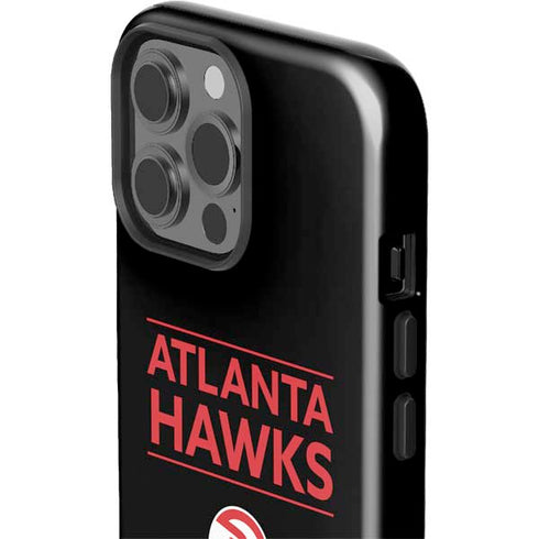 NBA Atlanta Hawks Standard - Black iPhone 13 Pro Max Impact Case