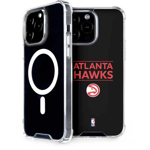 NBA Atlanta Hawks Standard - Black iPhone 13 Pro Max MagSafe Case