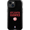 NBA Atlanta Hawks Standard - Black iPhone 15 Plus Impact Case