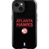 NBA Atlanta Hawks Standard - Black iPhone 15 Plus Impact Case